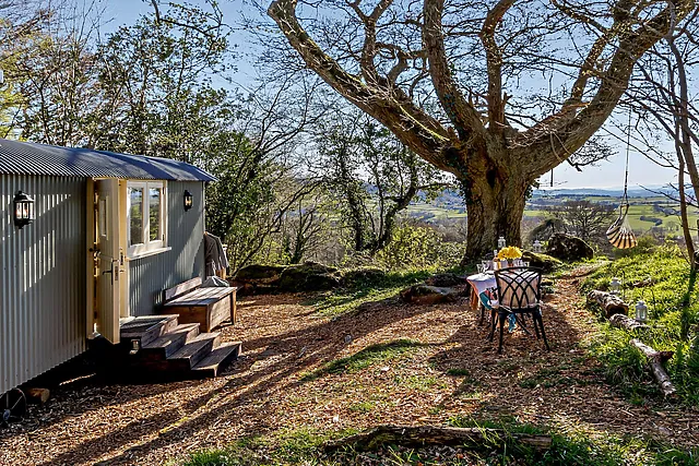 View Of The Valley Hut