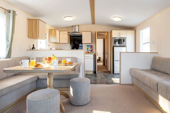 Gold Plus 2 Caravan (sleeps 6) with decking (Pet ) - Carlton Meres Holiday Park, Saxmundham