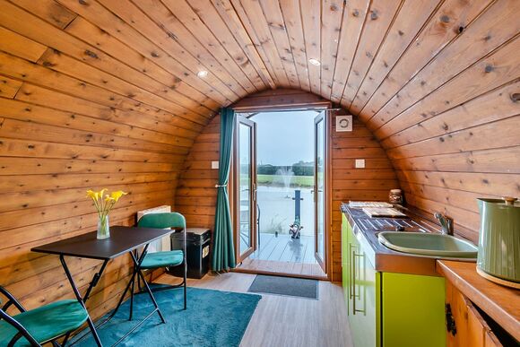 Pool View Pod 1 - Coole Acres Fishery & Leisure Park, Newhall, Nr. Nantwich