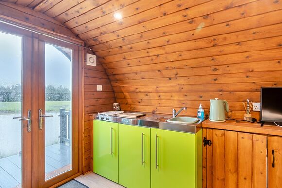 Pool View Pod 1 - Coole Acres Fishery & Leisure Park, Newhall, Nr. Nantwich