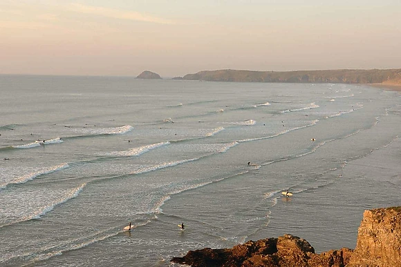 Perranporth beach