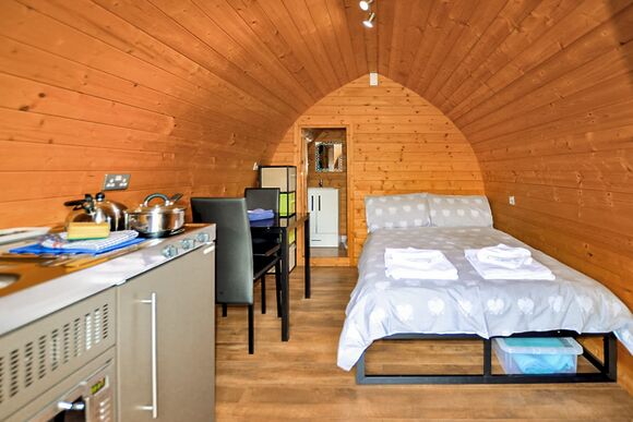 Dove Pet Friendly Glamping Pod - Longnor Wood Holiday Park, Longnor, Nr. Buxton