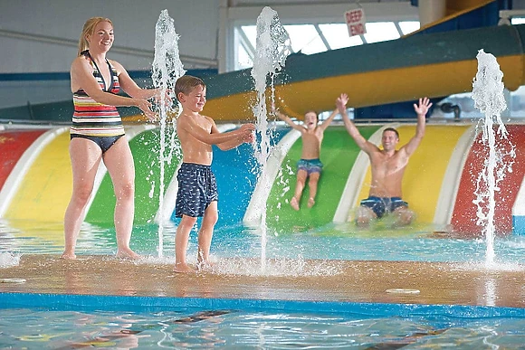 Indoor heated fun pool<br />