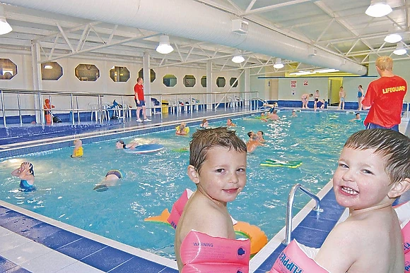 Indoor heated swimming pool