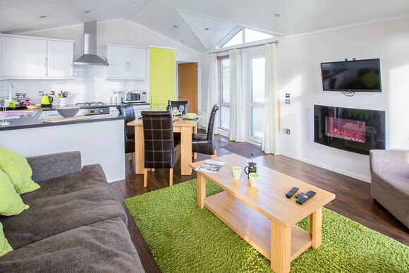 Contemporary Lodge 2 bedroom Hot Tub (Pet Friendly) - Sauchope Links Park, Anthruther