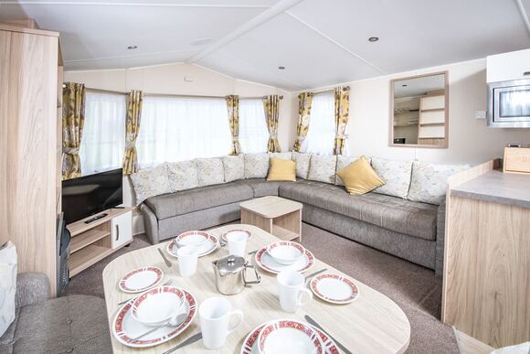 SB 3 Bed Silver Caravan sleeps 8 - South Bay Holiday Park, Brixham